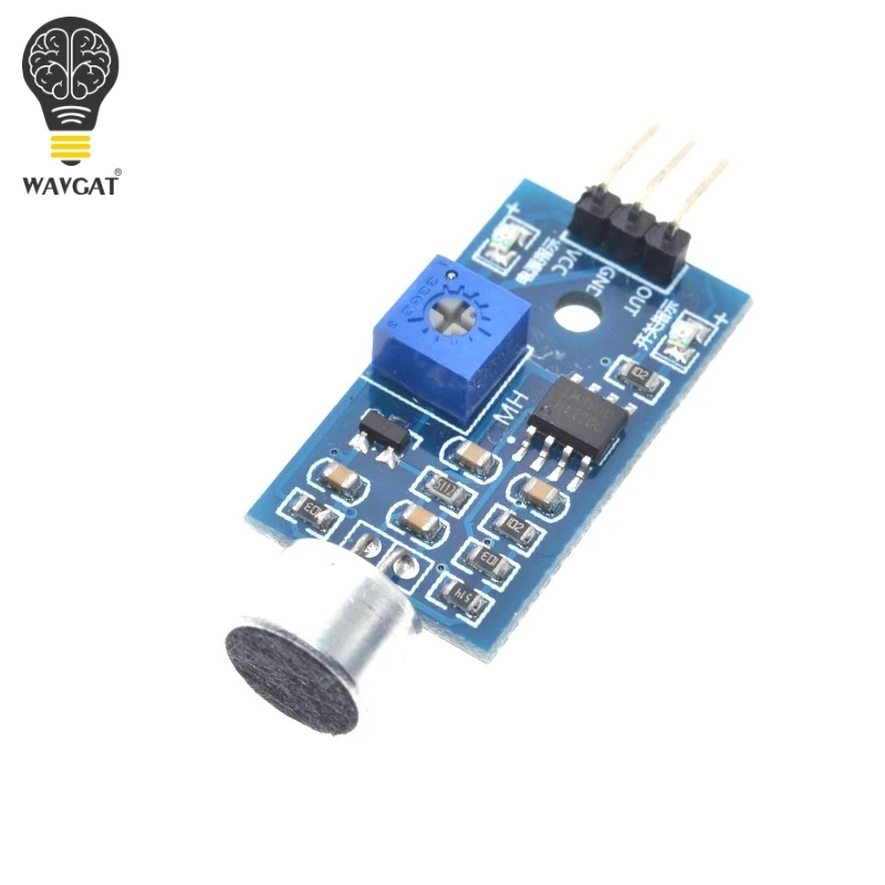 Módulo Sensor de detección de sonido, Sensor de sonido, vehículo inteligente para Arduino, envío directo, venta al por mayor