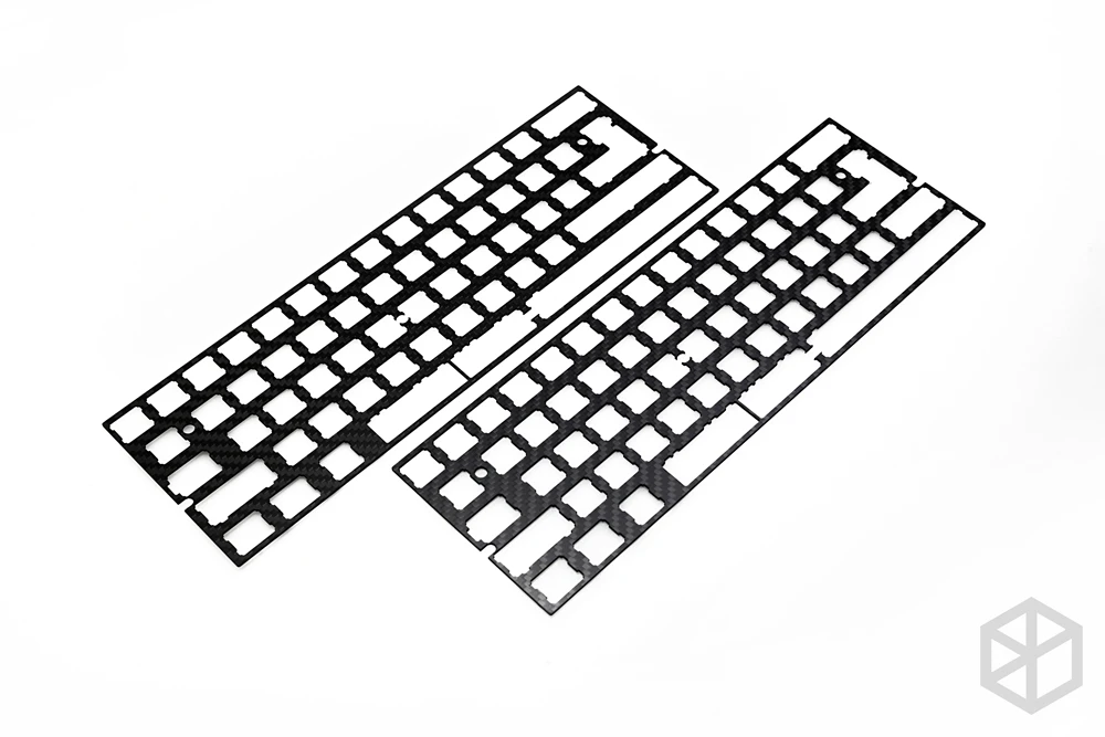 Teclado mecánico de aluminio 60%, soporte de placa de fibra de carbono, barra espaciadora dividida 3u, xd60, xd64, 3,0, v3.0, gh60 - imagen 2