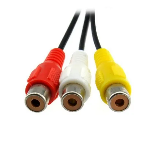 Conector macho de alta velocidad de 3,5mm a 3 RCA hembra, adaptador de enchufe, convertidor de Audio, Cable AV de vídeo - imagen 4
