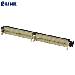 ELINK Panel de conexión telefónica 1U para rack de 19"