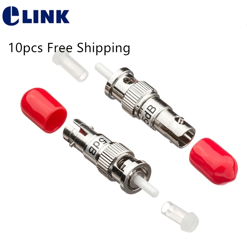 Atenuador de fibra óptica ST UPC enchufe hembra a macho tipo FM 0db-30dB 1db 3db 5db 7db 20db FTTH óptico envío gratis ELINK 10 Uds - imagen 2