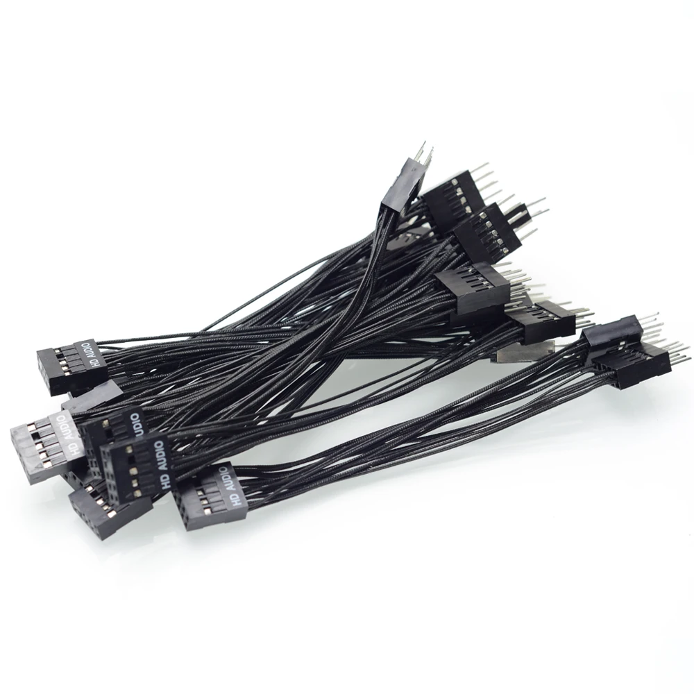 Cable Extensión 9 Pines HD Audio Y Divisor 1 a 2 Puertos Macho Hembra - imagen 5