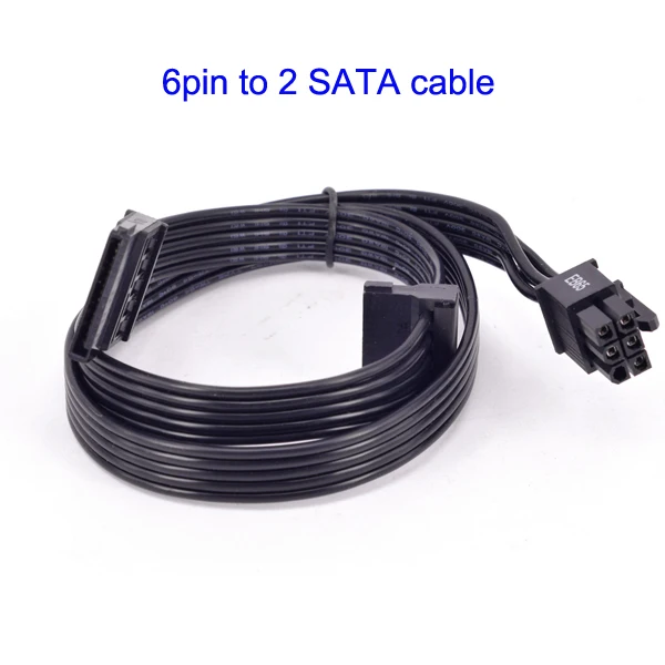 6pin to 2 SATA