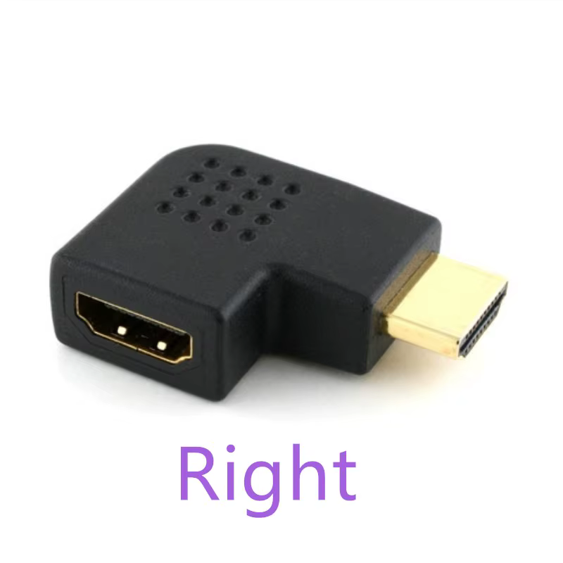 Adaptador HDMI 90° Macho-Hembra Angular de Alta Velocidad - imagen 2