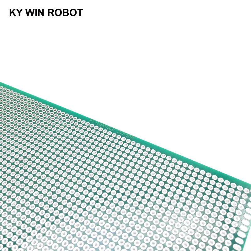 Placa de circuito impreso Universal para Arduino, prototipo PCB de doble cara, 10x15cm, 100x150mm, 1 unidad - imagen 4