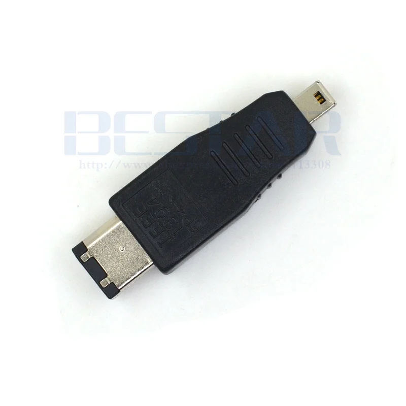 Adaptador de conector Firewire IEEE 1394 6 pines a 4 pines IEEE-1394a conector macho a macho para transferencia de datos - imagen 2