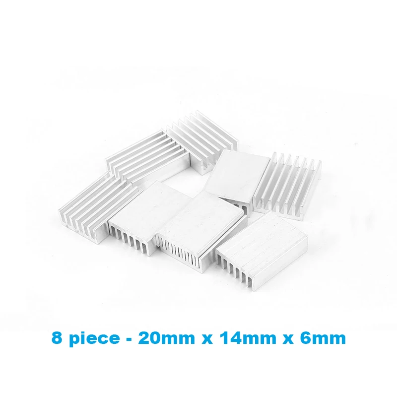 En-labs-disipador de calor de aluminio, Kit de enfriador para tarjeta gráfica GPU, tarjeta de vídeo VGA, disipación de calor, 33 piezas, 1 Juego - imagen 3