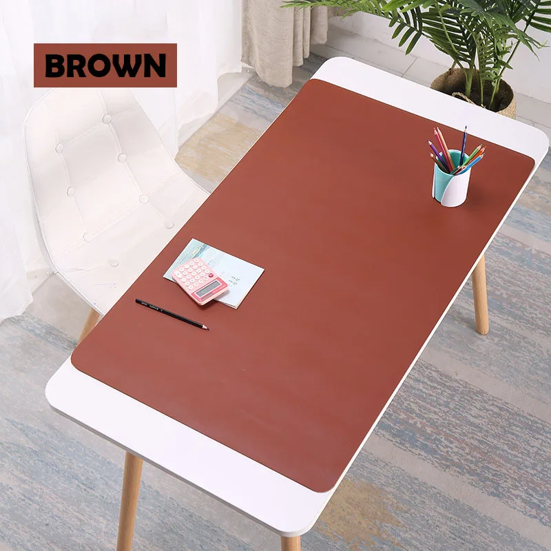 Alfombrilla de ratón grande de cuero PU para Gamer, Alfombrilla de escritorio impermeable, antiincrustante, 1200X600MM, XXL - imagen 5