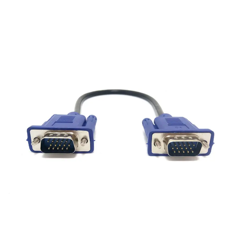 Cable VGA macho a macho blindaje trenzado alta calidad HDTV VGA ordenador tv cable de señal de pantalla 0,3 m/0,5 m/1,5 m/3m - imagen 3