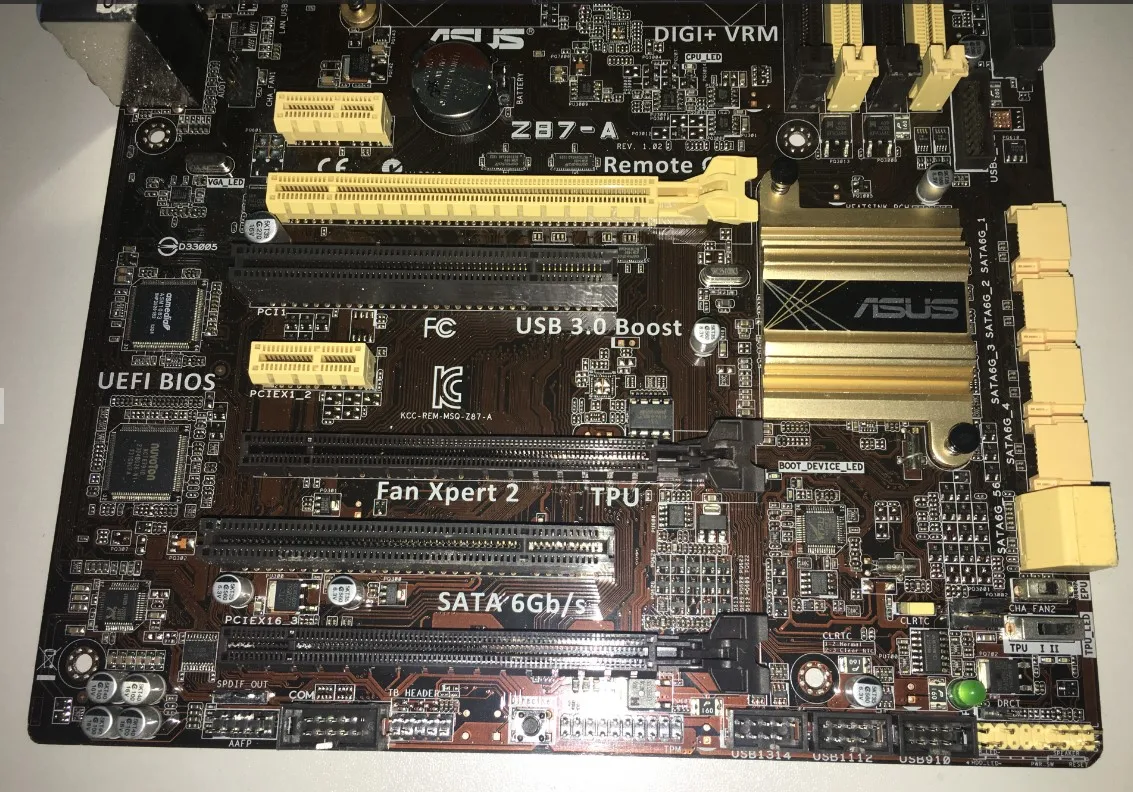 Asus-placa base Original Z87-A Z87 Socket LGA 1150 i7 i5 i3 DDR3 32G SATA3 USB3.0 ATX - imagen 4