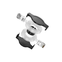 Cable RJ45 Cat 5e retráctil 1,5 metros Ethernet