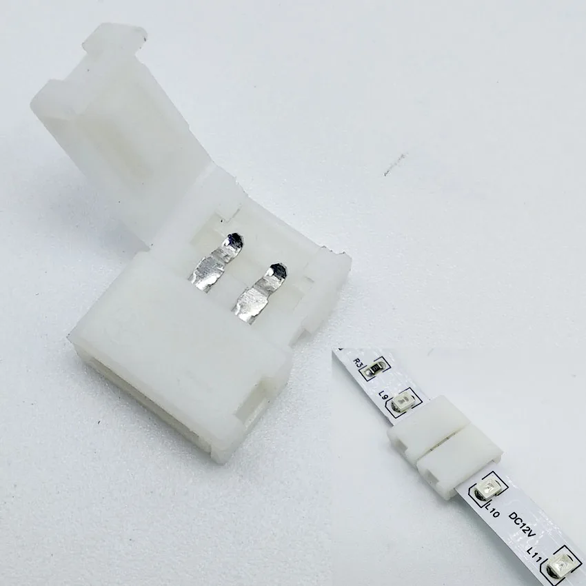 3 unids/lote 3pin 4pin 5pin conector LED para conectar esquina ángulo recto 5050 RGB RGBW 3528 ws2812 Terminal de conector de tira de LED - imagen 5