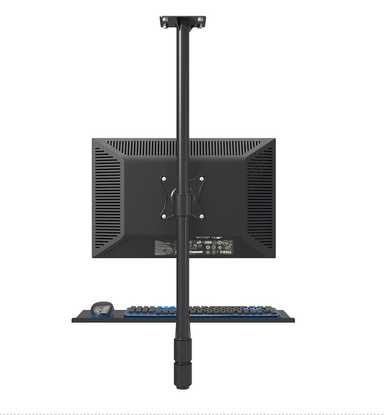 Estación de trabajo de montaje de techo personalizada, soporte de Monitor de movimiento completo, soporte de teclado, estación de trabajo de línea de montaje - imagen 5