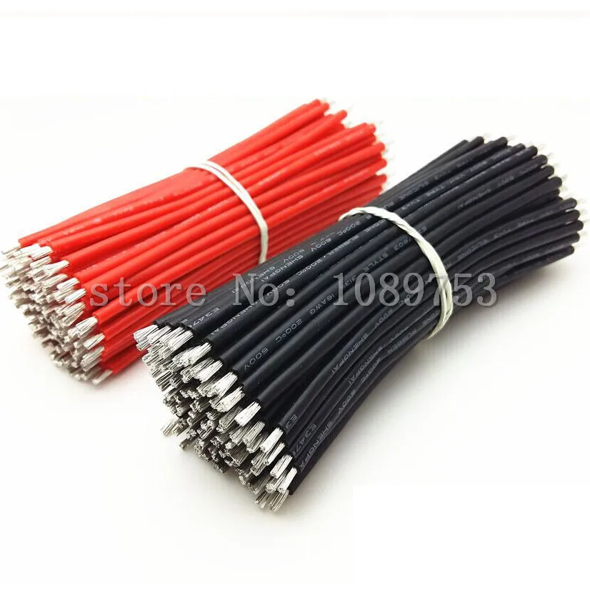 Cable Silicona Flexible 26AWG Negro/Rojo para Soldadura