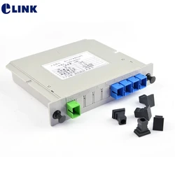 ELINK Divisor de fibra 1x4 GPON - SC/UPC SC/APC PLC