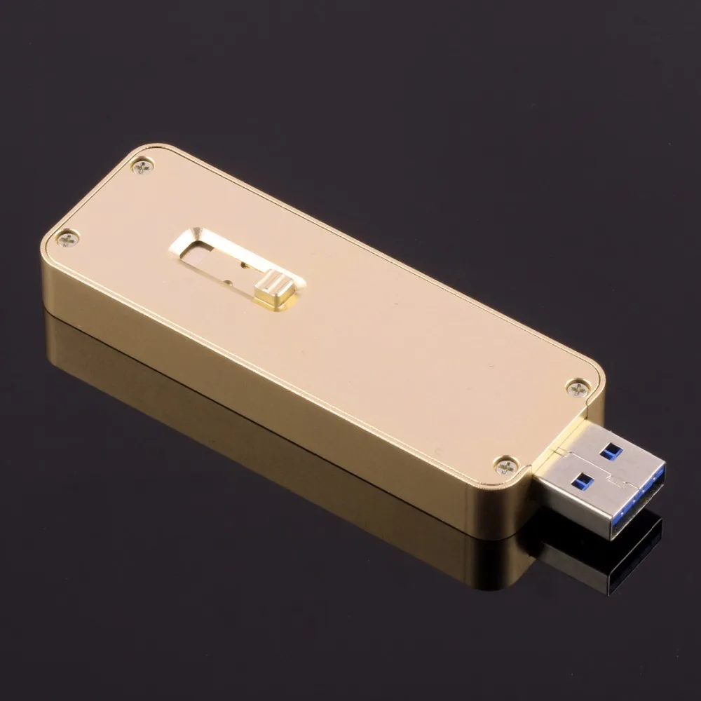 LM-841U USB3.0 TYPE-A a SATA B-key SSD carcasa unidad de estado sólido adaptador de disco duro USB integrado para NGFF 2230/2242 Q19900/2 - imagen 2