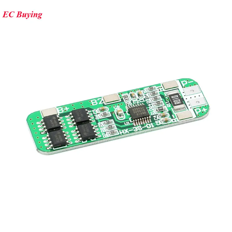 3S 12V 12,6 V 6A Li-ion batería de litio 18650 Placa de protección cargador módulo de carga PCB BMS para módulo de celda de batería Lipo - imagen 2