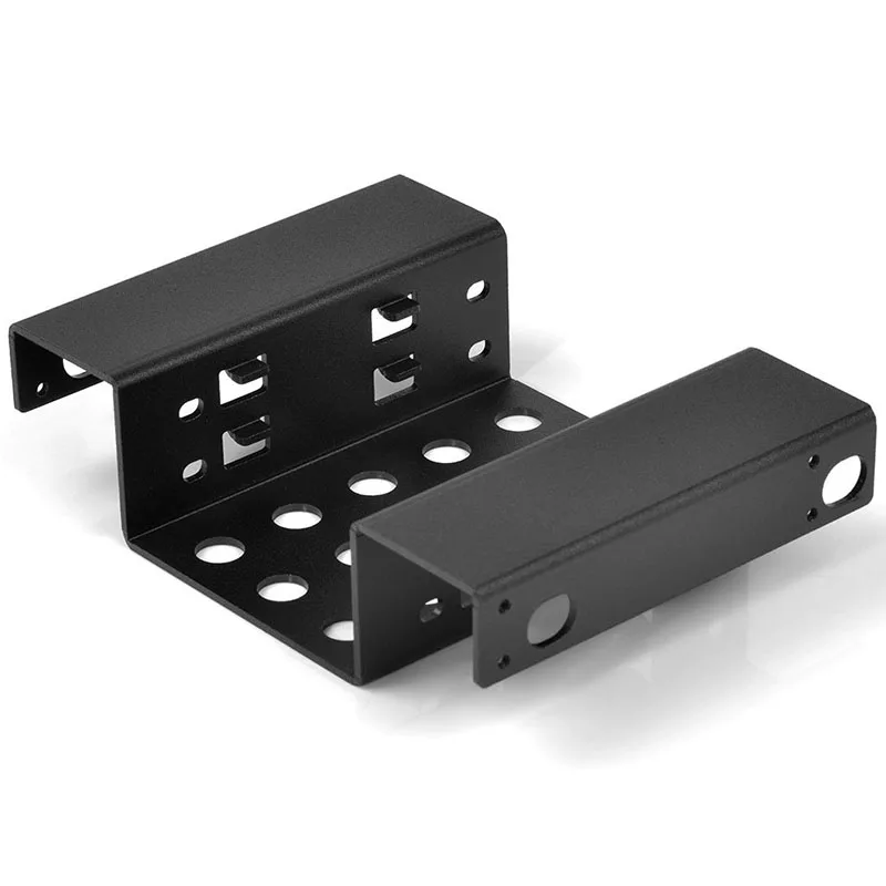 En-Labs Aluminio 2 Bahías 2.5" SATA HDD SSD Dock a 5.25 Kit de montaje de soporte Convertidor adaptador de soporte de disco duro de 2.5 a 5.25 - imagen 2