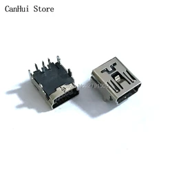 Conector Micro USB hembra tipo B 90° ángulo para teléfono móvil