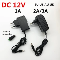 Transformador 220V a 12V DC para Tiras LED - 1A/2A/3A