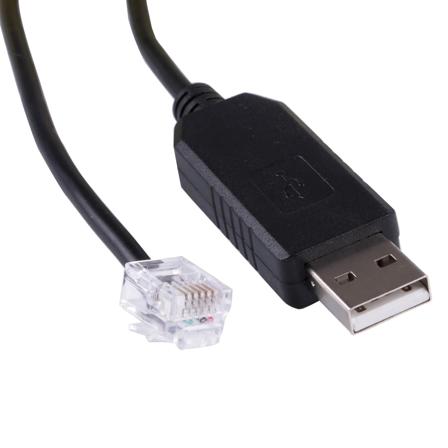Conector USB a señal serie RJ12 RS232
