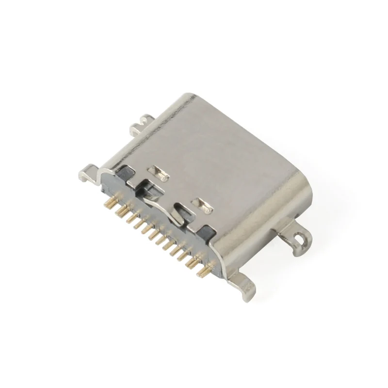 Conector USB USB-3.1 tipo C, montaje Horizontal medio, 16P, hembra, 1,6mm, 0,8mm, adaptador de cargador, DIY, 10 Uds. - imagen 2