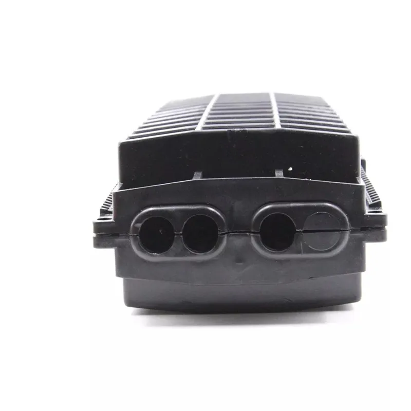 Caja de fibra óptica ABS/PC 24C 48C 72C 96C 144 núcleos 3 en 3 salidas 39*18,5*9 cm caja de distribución ftth impermeable negra ELINK - imagen 2