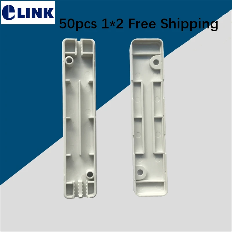 Caja protectora ftth 1*2 nueva tubería protectora de fibra óptica abs para funda termorretráctil 1 en 2 salidas envío gratis ELINK 50 Uds