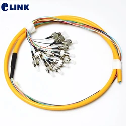 Cable Fibra Óptica FC SM 9/125 1.5m Amarillo ELINK Clase A Profesional