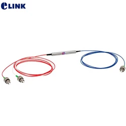 Circulador Fibra Óptica 1x2 PM 1550nm FC/SC/ST APC Polariz. Eje Lento