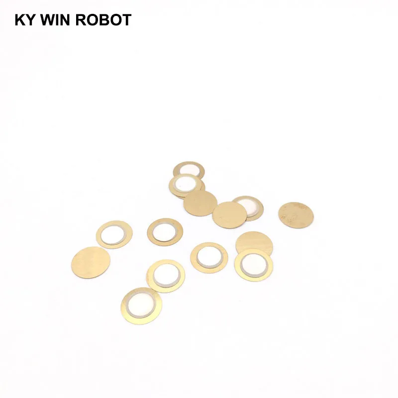 Placa de oblea de cerámica piezoeléctrica, 10 piezas, zumbador, altavoz de 35mm de diámetro, para Arduino Diy - imagen 3