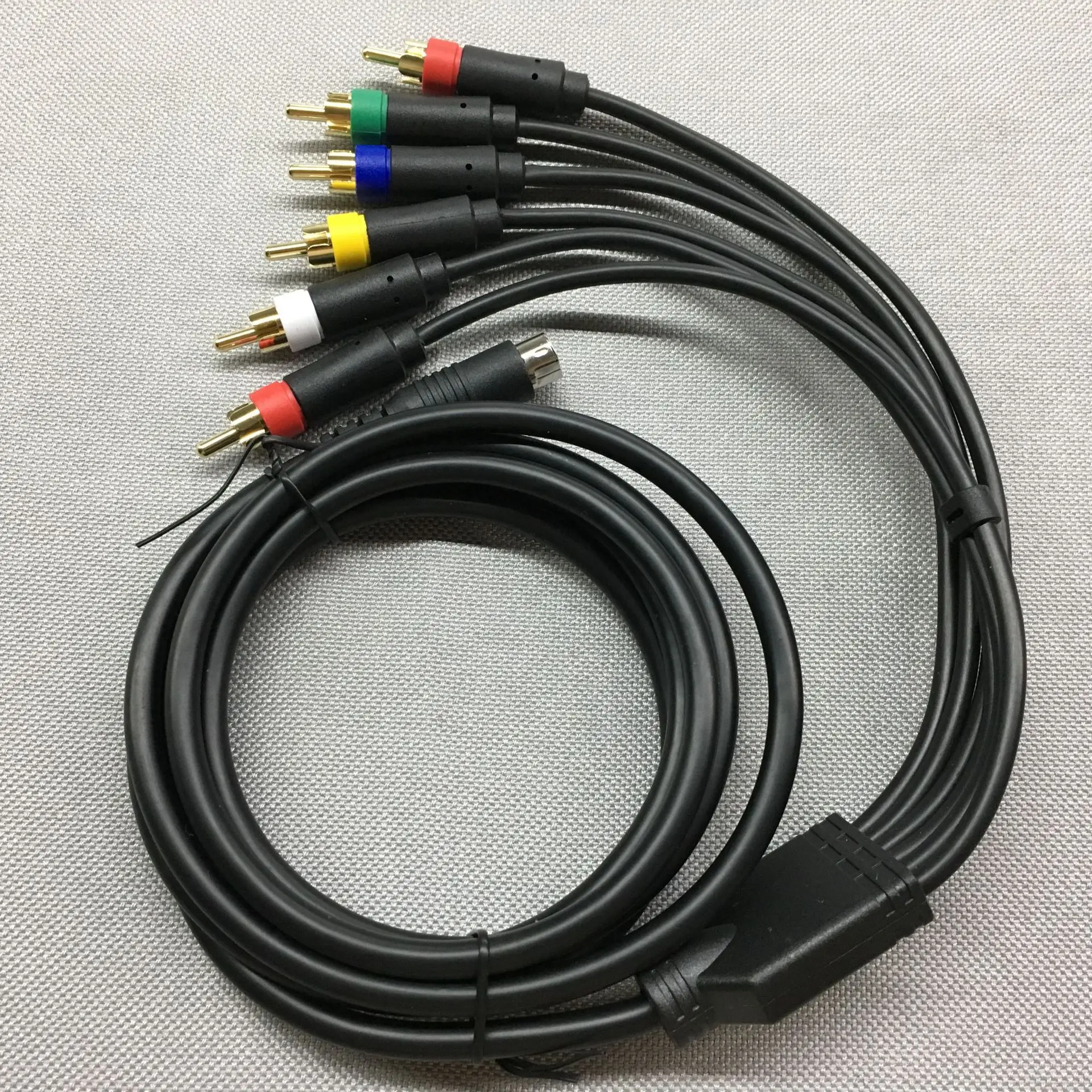 FZQWEG-Cable de Audio y vídeo AV para SEGA, accesorio para SEGA Saturn AV RCA, Cable para SS (Vista general), 1,8 m, 1 unidad - imagen 3