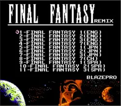 Final Fantasy Remix Cartucho NES/FC – Juego Retro Nintendo