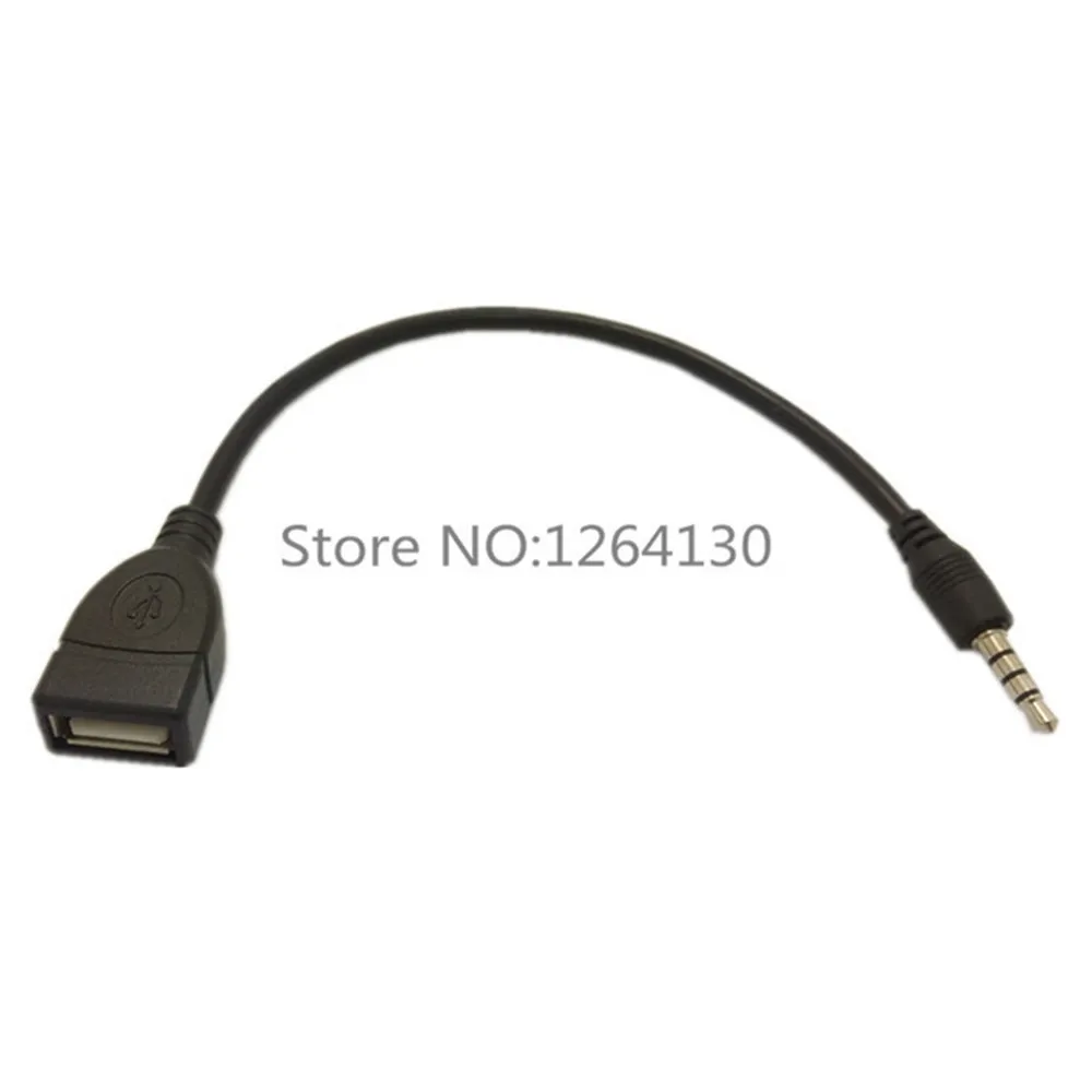 Venta caliente 3,5 mm macho a usb hembra cable adaptador audio aux Jack macho convertidor Cable de carga - imagen 5
