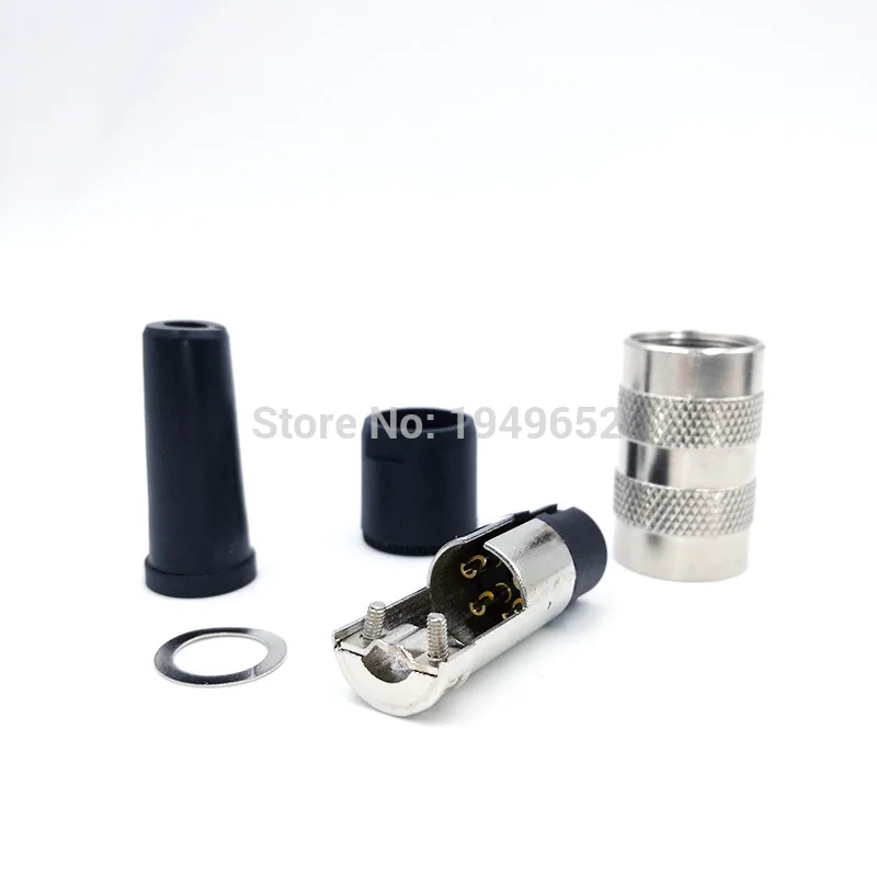 Conector de sensor M16 impermeable IP65 enchufe macho y hembra 2 3 4 5 6 7 8 12 14 16 19 24 pines - imagen 3