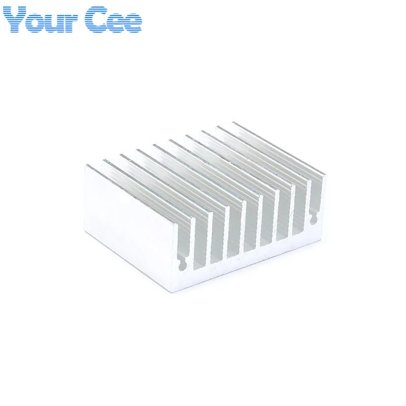 Disipador térmico de aleta de refrigeración, disipador de calor de aluminio para LED, Transistor IC de potencia, módulo PBC 45x35x18mm, 45x35x18mm - imagen 4