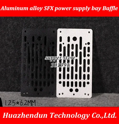 DEBROGLIE-soporte de aleación de aluminio para caja de ordenador, deflector de Bahía de fuente de alimentación, estante de disco duro multifunción, SFX Power Bay 1U