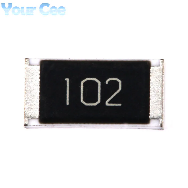 100 uds/10 Uds 1Kohm resistencia de Chip SMD 2512 1W 1KR 1K 1000 ohm 102 5% Kit de resistencia - imagen 3