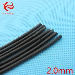 Tubo termorretráctil negro para cables, kit de funda aislante