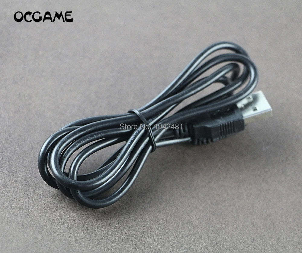 Cable de carga USB para Playstation 3, accesorios de controlador de PS3, 1m, 1,8 m, 3m, negro