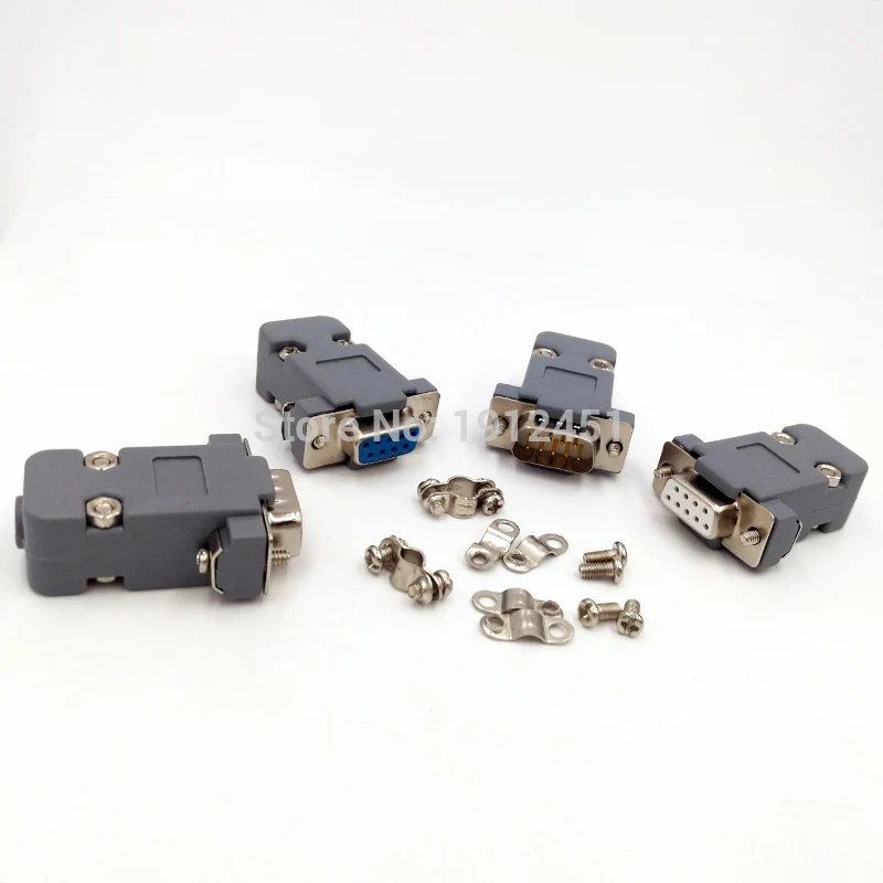 Conector DB9 VGA tipo D, adaptador de enchufe de puerto de 9 pines hembra y macho RS232 DP9 - imagen 2