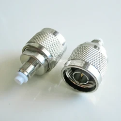 Adaptador Coaxial N Macho a FME Hembra – RF Recto
