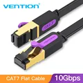 Cat7 Flat  Black