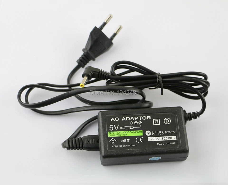 5 uds cargador de pared adaptador de CA cable de alimentación para Sony PSP 1000 2000 3000 enchufe delgado de la UE enchufe de EE. UU. - imagen 2