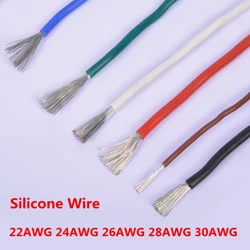 Cable Prueba Silicona Flexible 5m – Cobre Estañado 22-30AWG Profesional