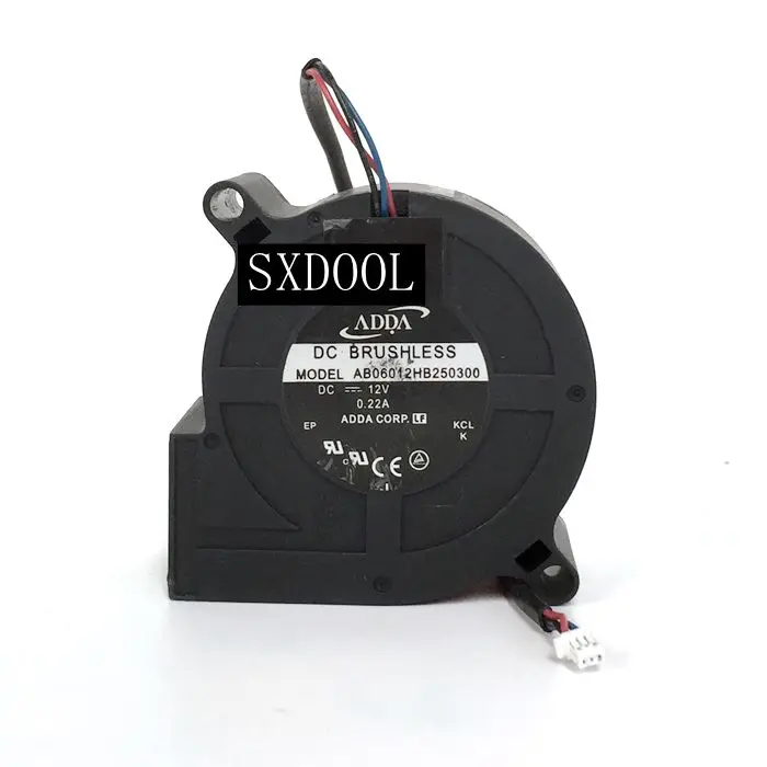 Ventilador de refrigeración para proyector ADDA AB06012HB250300, 6025, 6cm, 12v, 0.22a - imagen 2