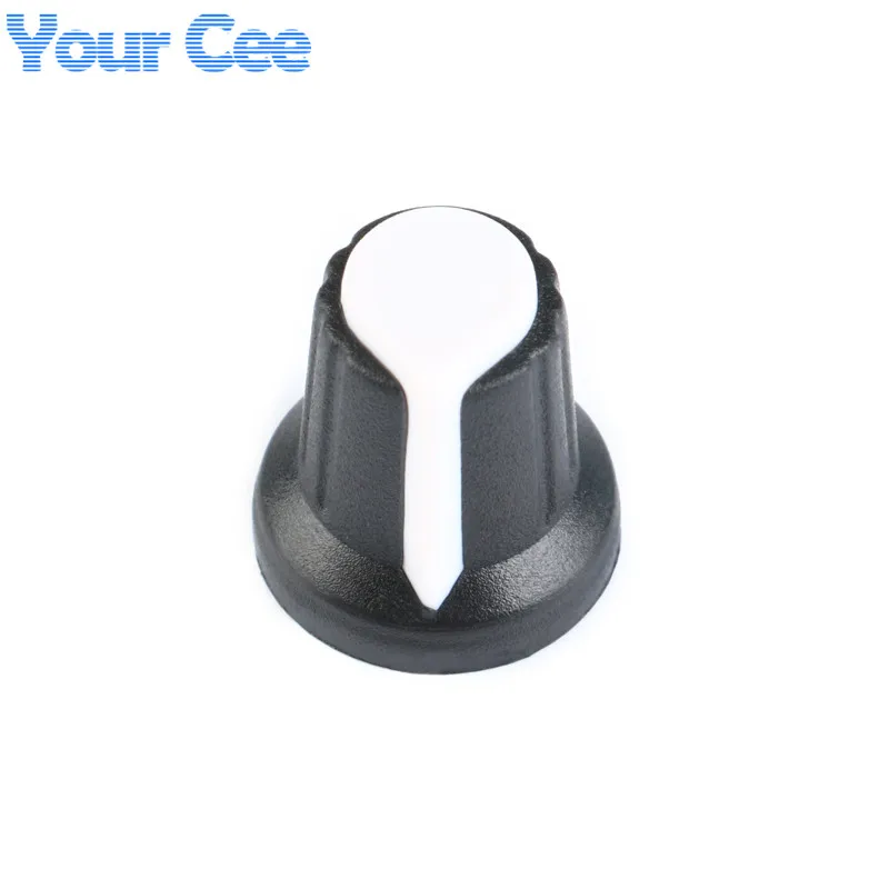 20 piezas/2 uds WH148 tapa de perilla de potenciómetro A-2 AG2 plástico para diámetro 6mm mango de ciruela amarillo naranja azul blanco rojo verde mezcla - imagen 5