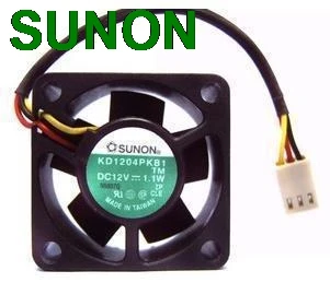 Original para Sunon KD1204PKB1 4020 4CM 40mm interruptor de ventilador de refrigeración 12V 1,1 W enfriador industrial