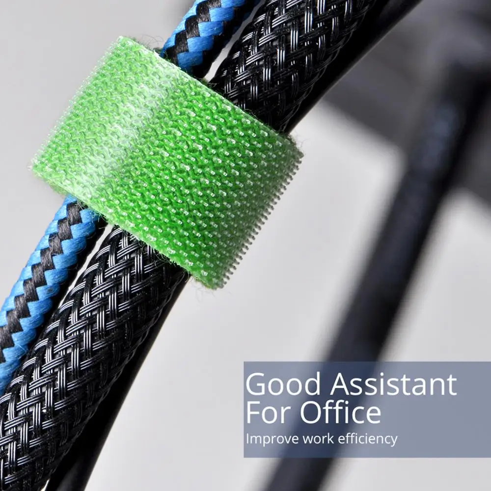 Gestión de cables USB, organizador de cables de carga para PC, correas enrolladoras para auriculares, gancho de amarre, paquete de cables de escritorio, 10/20 piezas - imagen 4