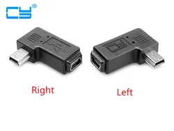 Adaptador USB-C Angular 90° Macho-Hembra 5 Pines